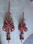 Finials small 430mm $160 incl gst. Large finial 590mm $190 incl gst ...