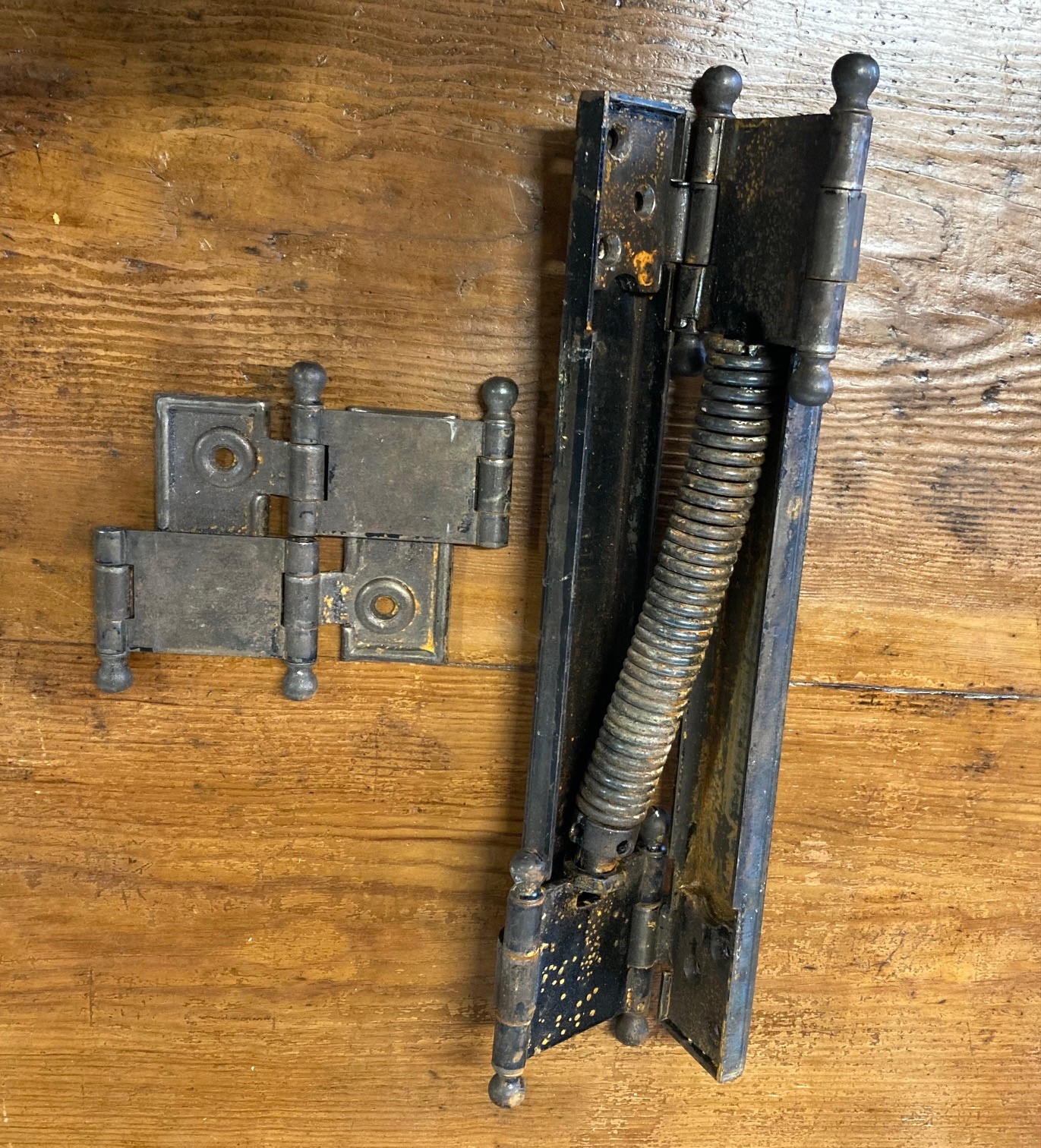 Original heavy duty 2 way door steel spring hinge, 42cm high (H30) $245 ...